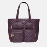 MZ Wallace Large Metro Travel Tote in Raisin - Big Bag NY