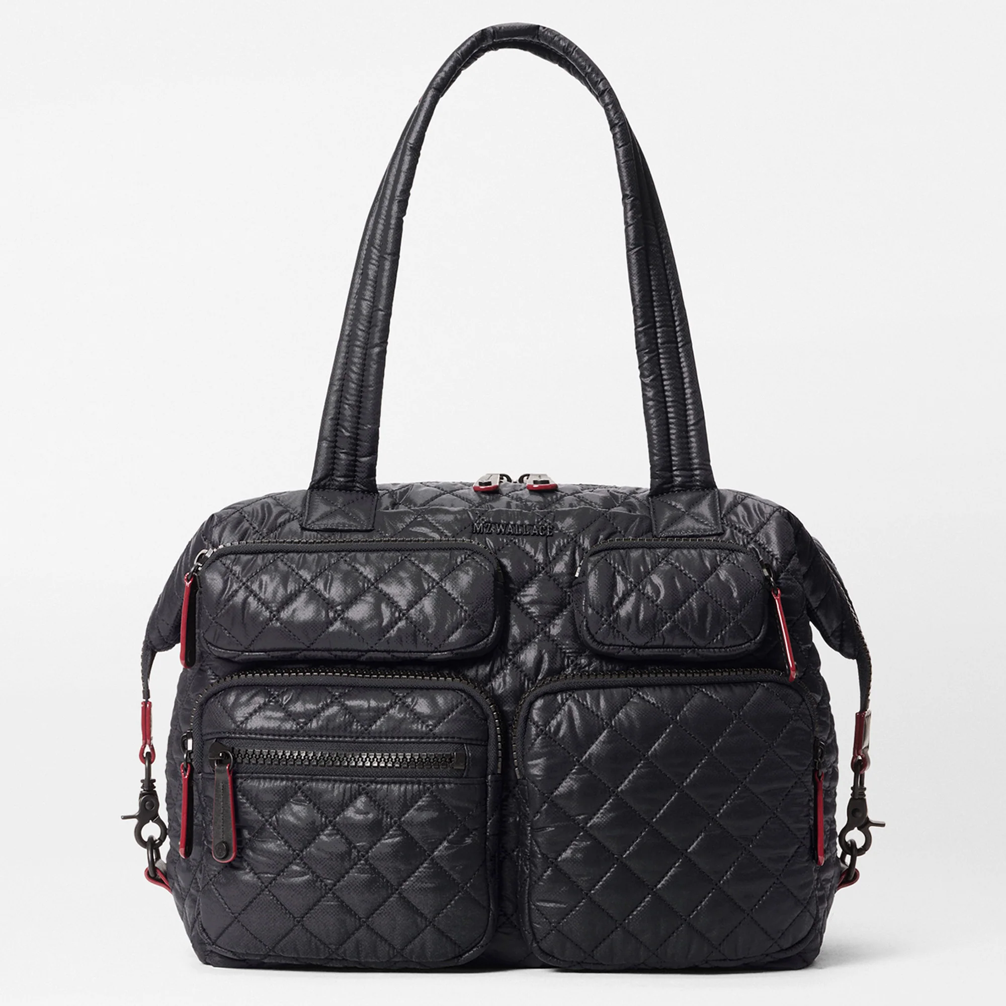 MZ Wallace Large Sutton Travel Tote Black - Big Bag NY