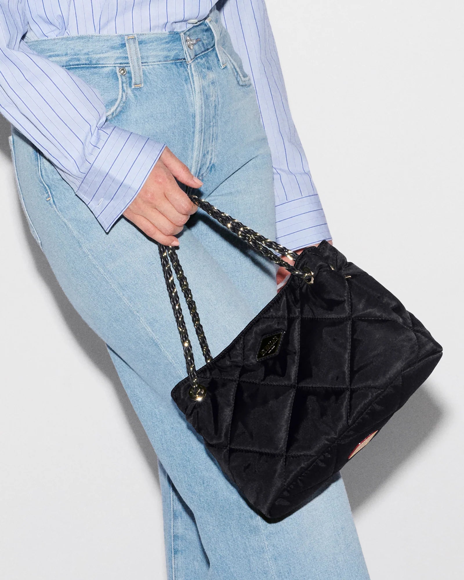 MZ Wallace MZ Wallace Small Frankie Tote in Black - Big Bag NY