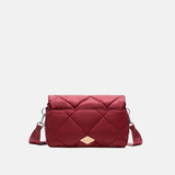 MZ Wallace Madison Flap Crossbody in Claret- Big Bag NY