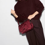 MZ Wallace Madison Flap Crossbody in Claret- Big Bag NY