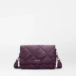 MZ Wallace Madison Flap Crossbody in Raisin - Big Bag Ny