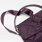 MZ Wallace Madison Flap Crossbody in Raisin - Big Bag Ny