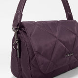 MZ Wallace Madison Flap Crossbody in Raisin - Big Bag Ny
