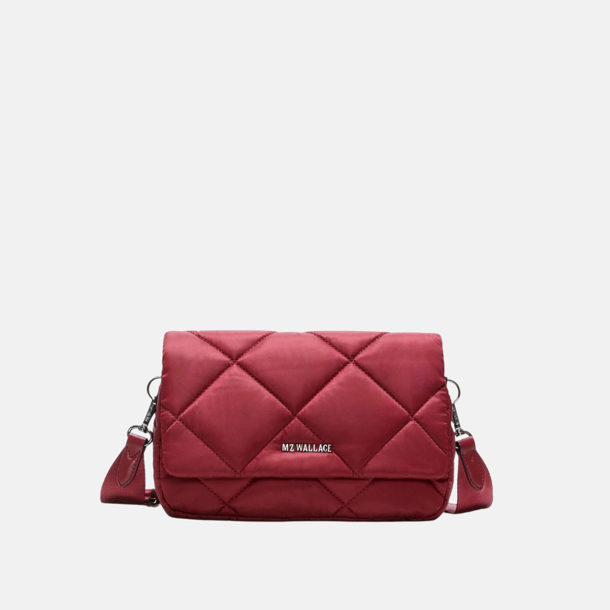 MZ Wallace Madison Flap Crossbody in Red - Big Bag NY