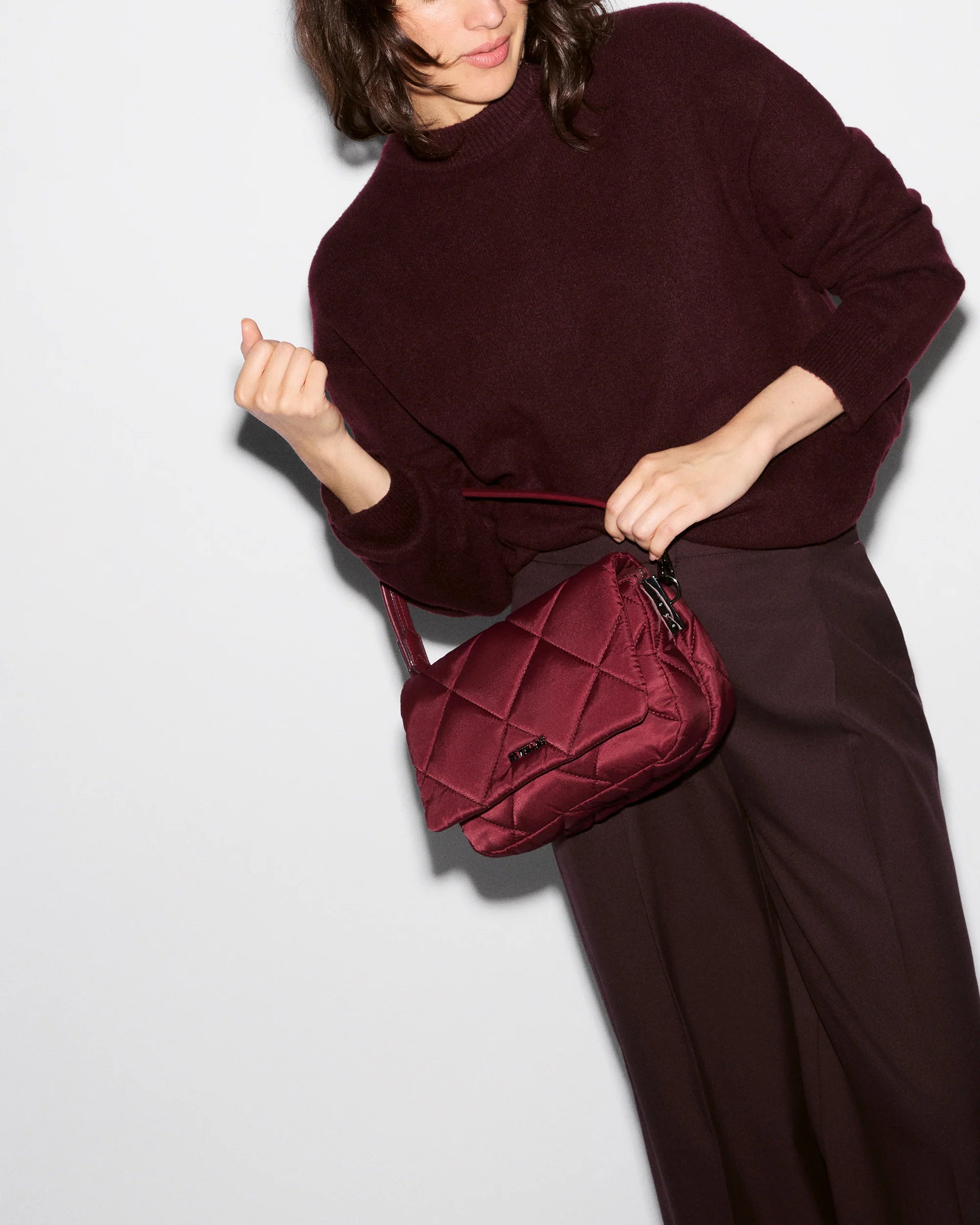 MZ Wallace Madison Flap Crossbody in Red - Big Bag NY