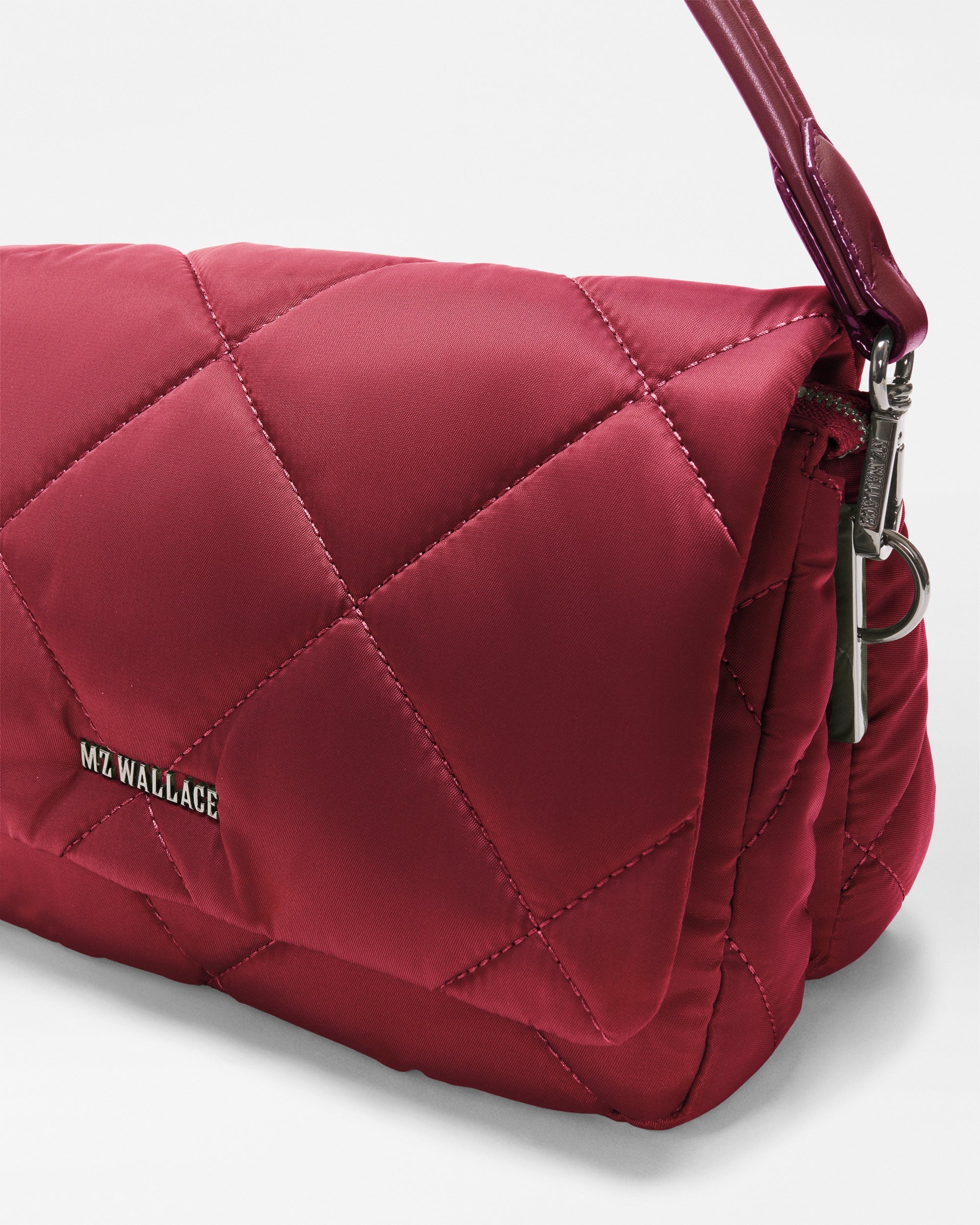 MZ Wallace Madison Flap Crossbody in Red - Big Bag NY