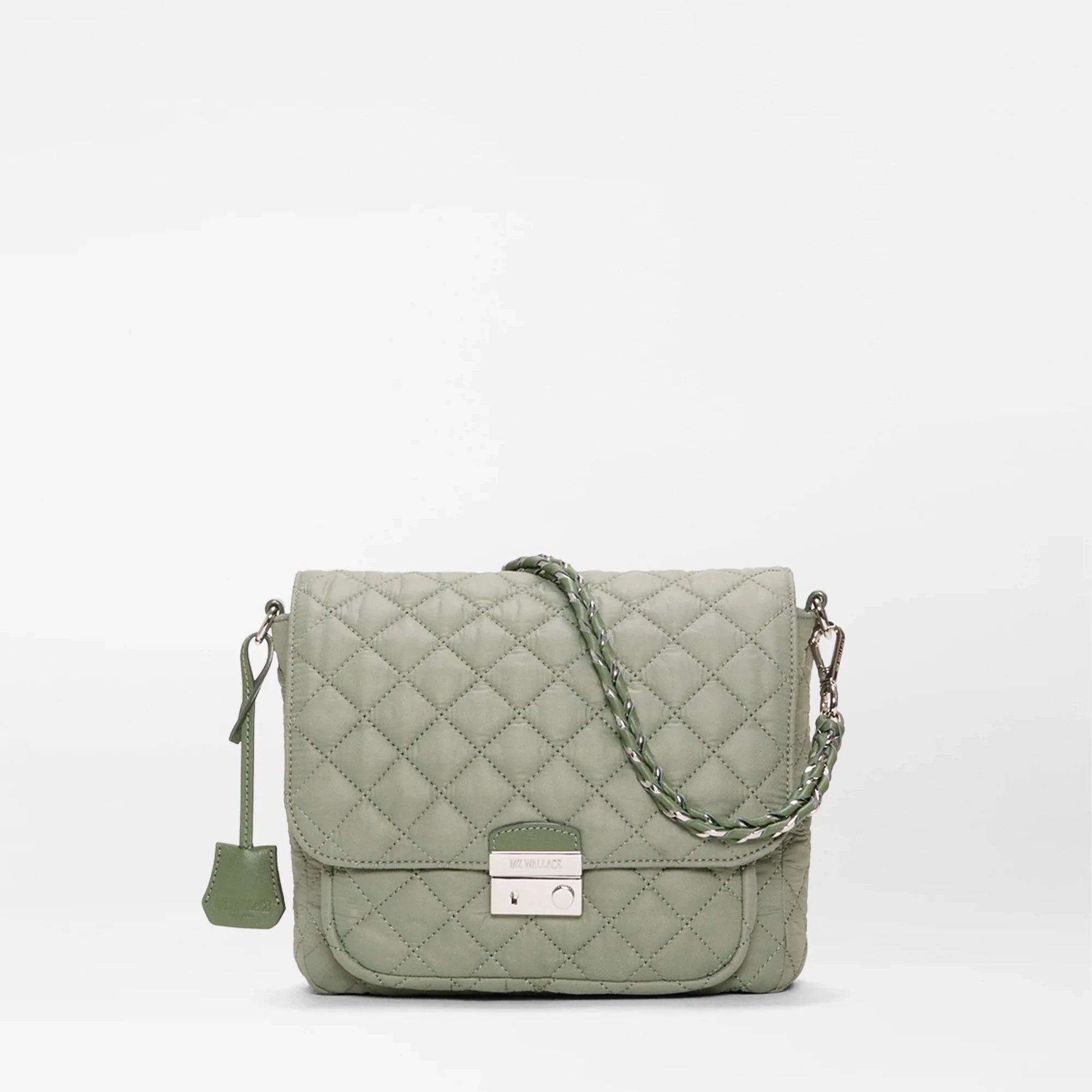 MZ Wallace Medium Crosby Lock Crossbody Agave - Big Bag NY