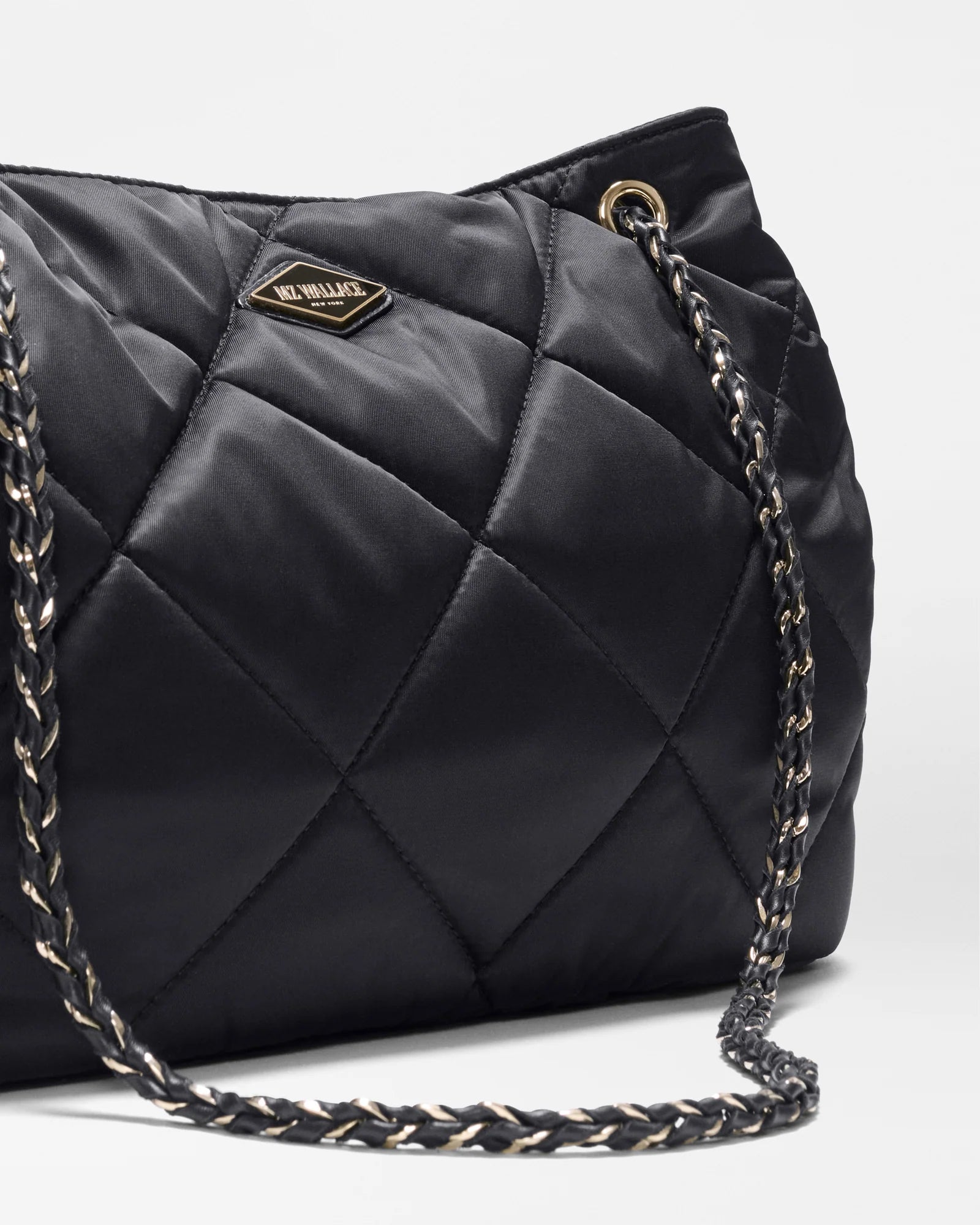 MZ Wallace Medium Frankie Tote in Black - Big Bag NY