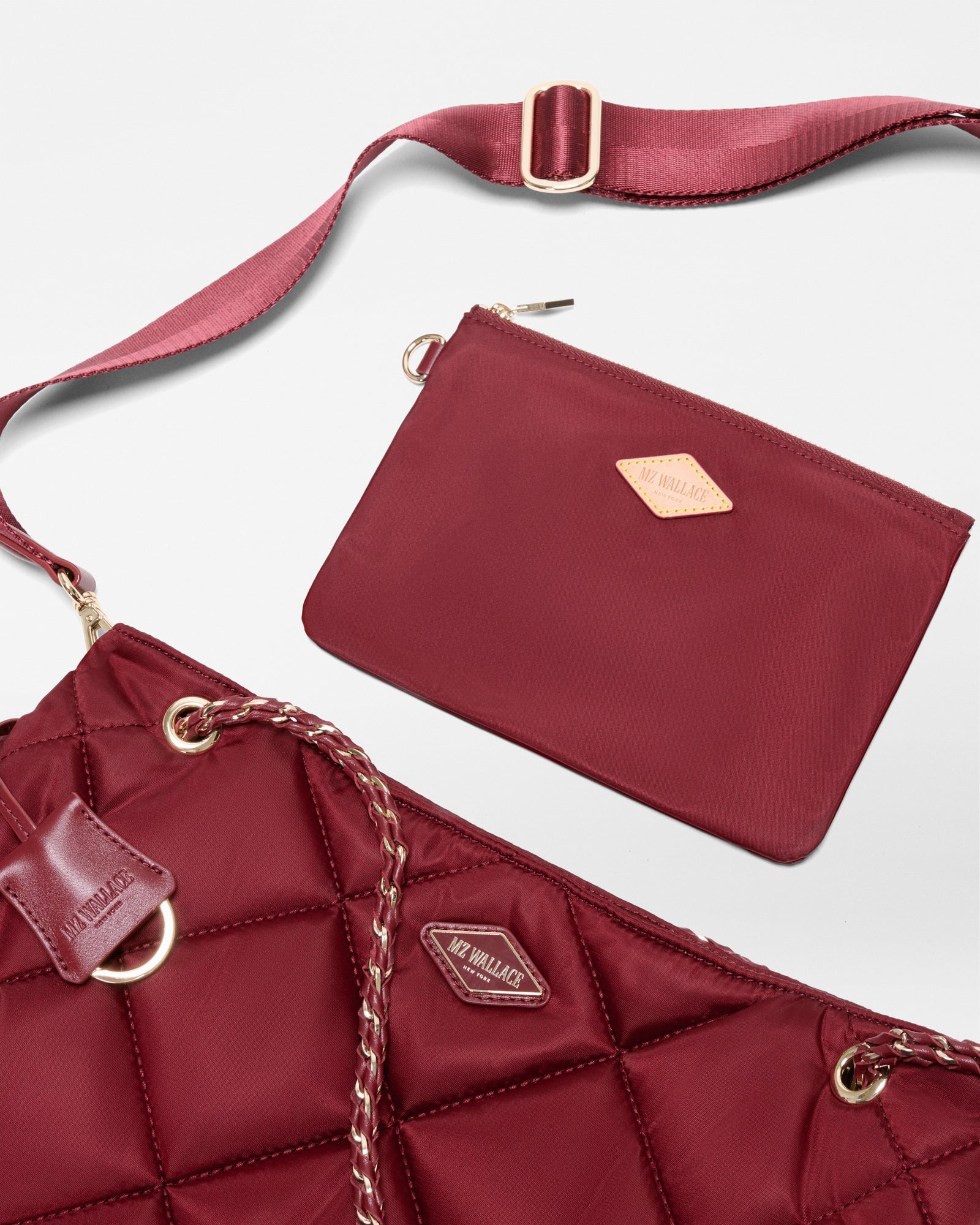 MZ Wallace Medium Frankie Tote in Red - Big Bag NY