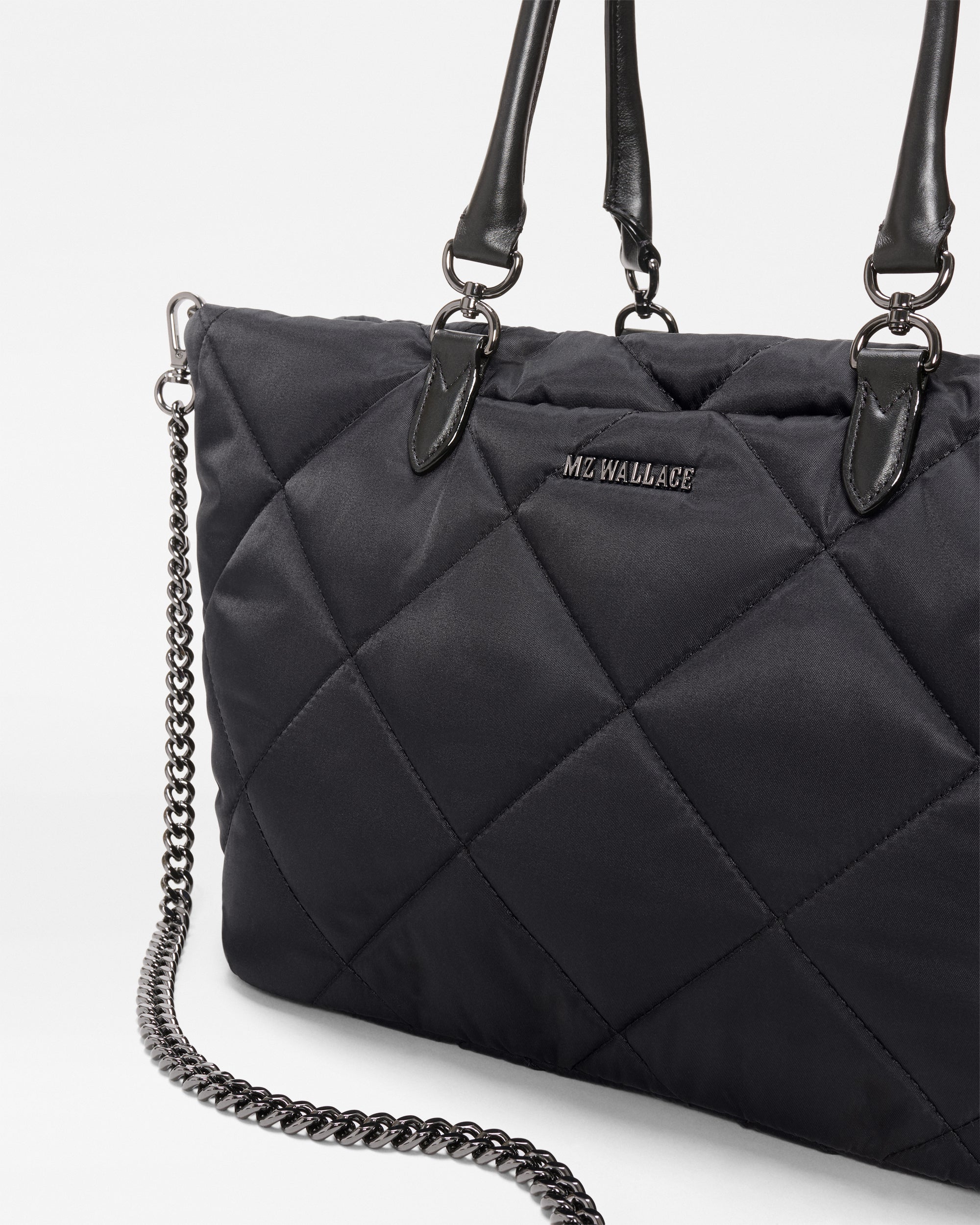 MZ Wallace Medium Madison East West Tote in Black - Big Bag NY