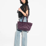 MZ Wallace Medium Madison East West Tote in Raisin - Big Bag NY