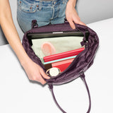 MZ Wallace Medium Madison East West Tote in Raisin - Big Bag NY