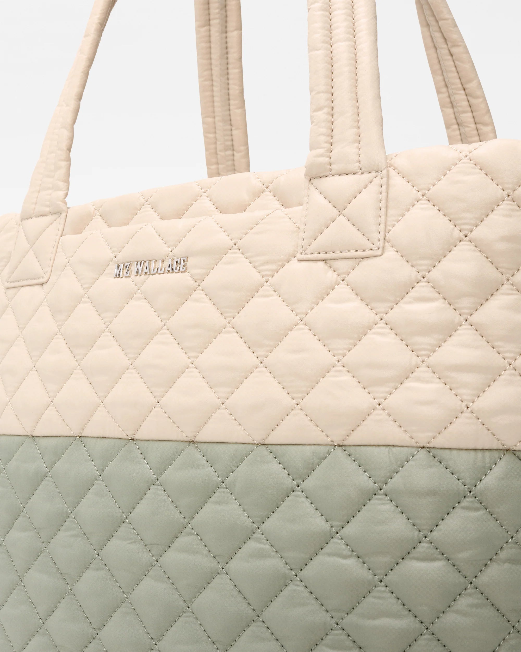 MZ Wallace Medium Metro Tote Deluxe Agave - Big Bag NY