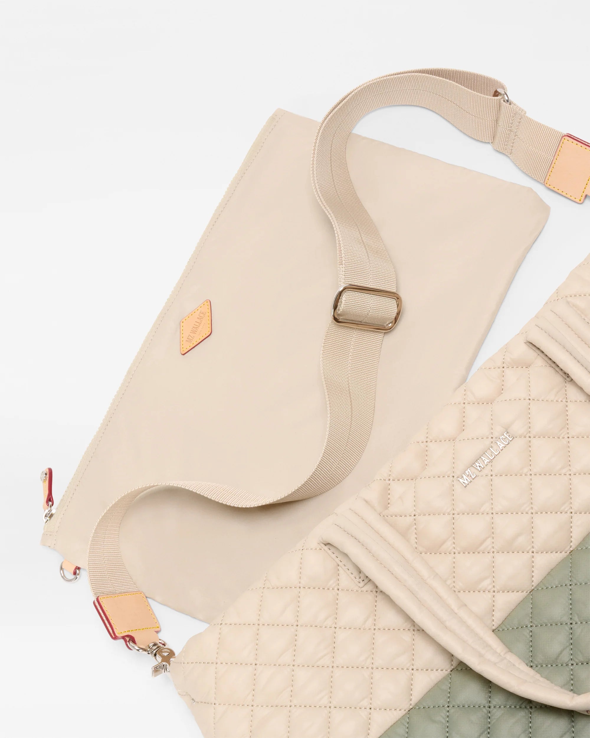 MZ Wallace Medium Metro Tote Deluxe Agave - Big Bag NY