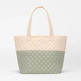 MZ Wallace Medium Metro Tote Deluxe Agave Buff- Big Bag NY