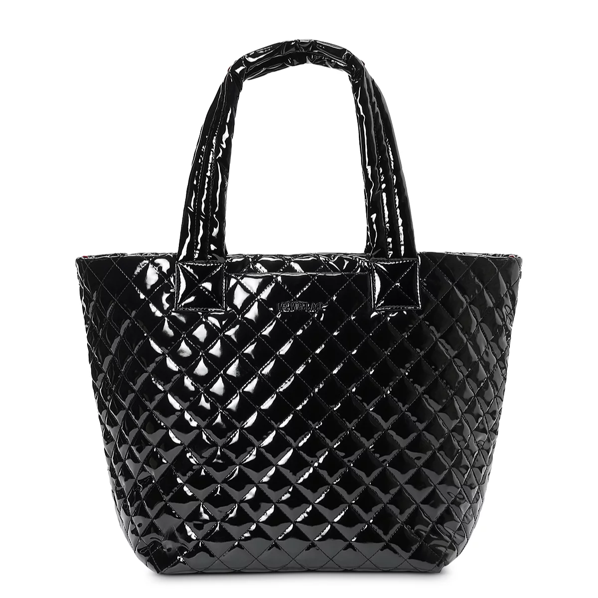 MZ Wallace Medium Metro Tote Deluxe Black Lacquer - Big Bag NY