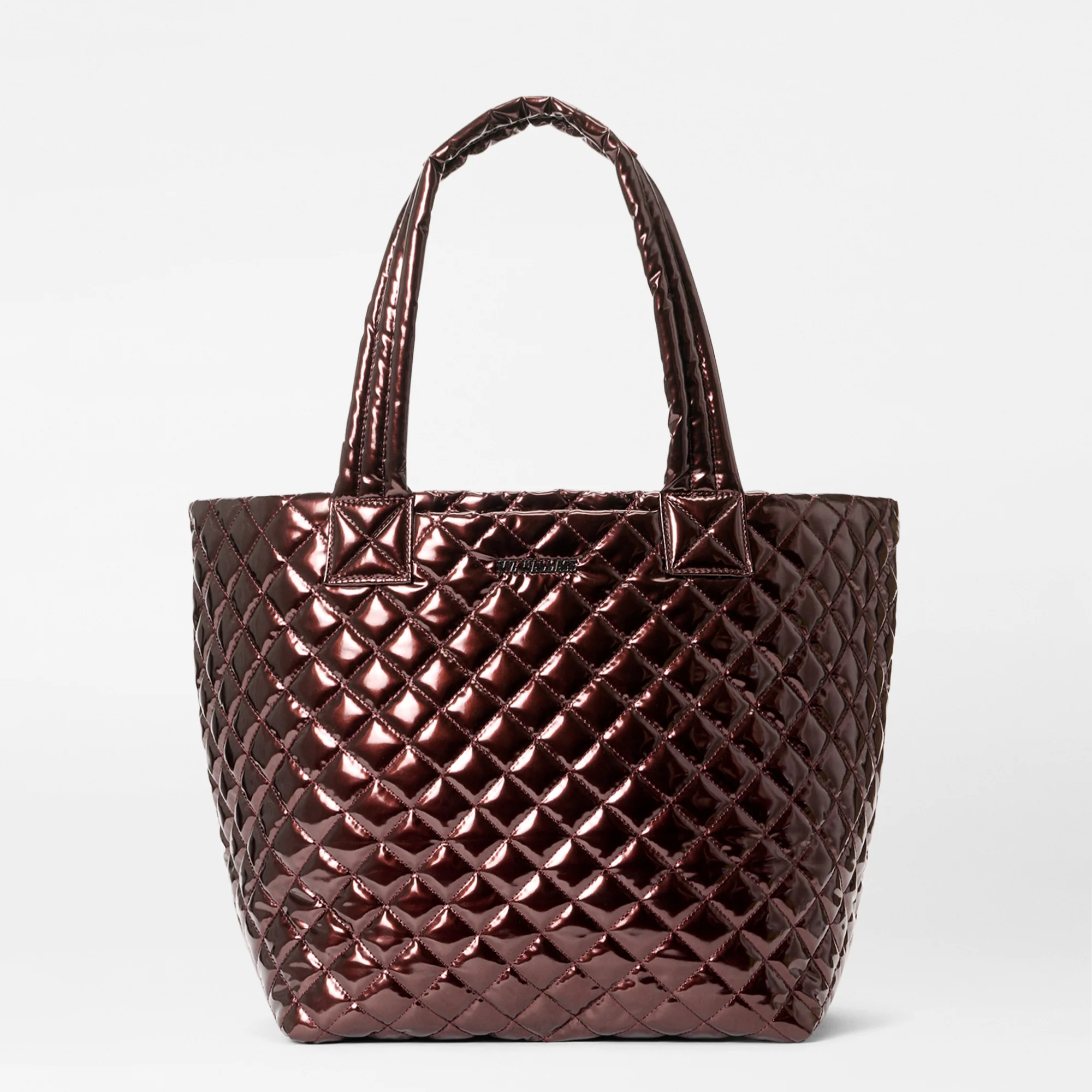 MZ Wallace Medium Metro Tote Deluxe Bordeaux Lacquer - Big Bag NY