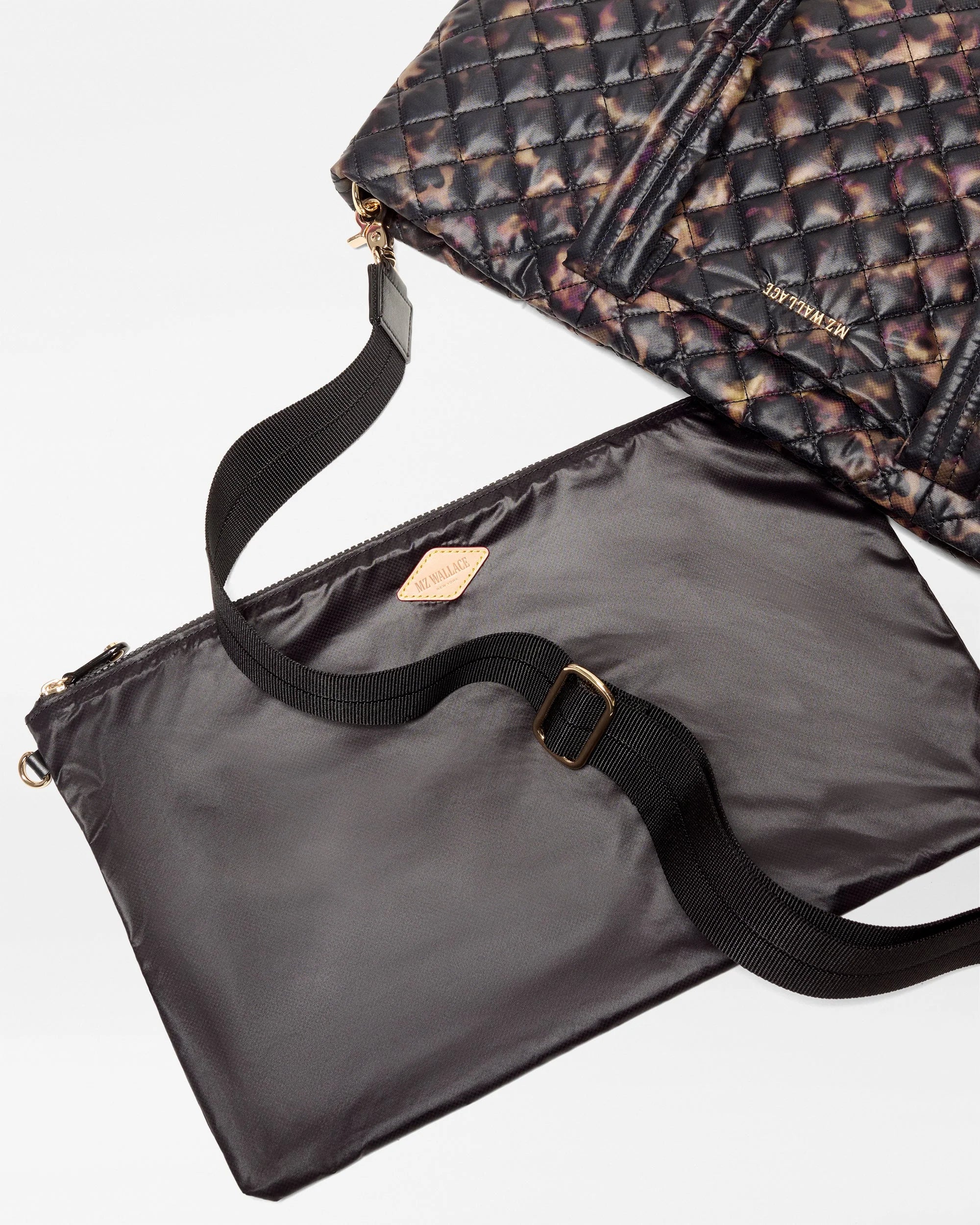 MZ Wallace Medium Metro Tote Deluxe Tortoise - Big Bag NY