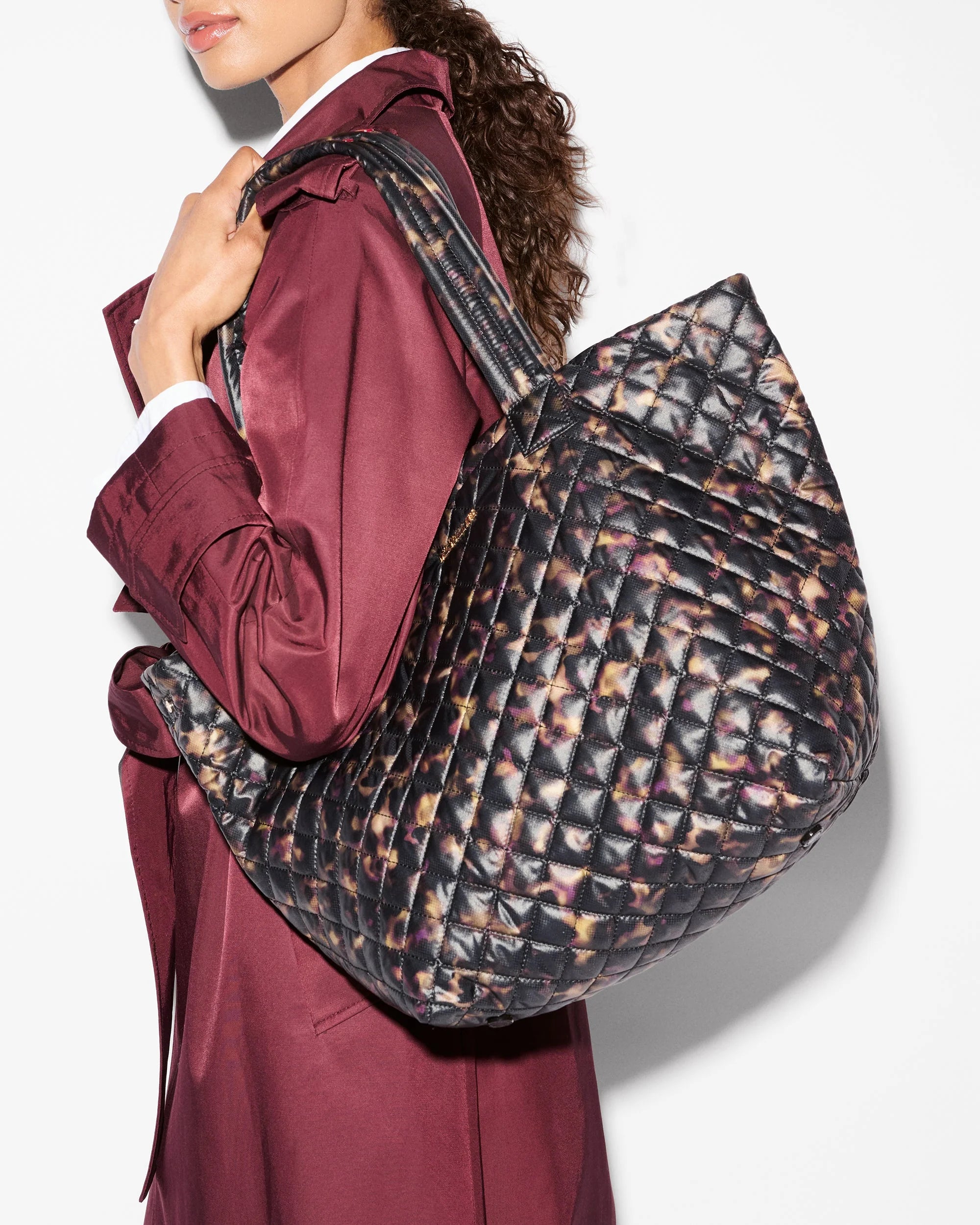 MZ Wallace Medium Metro Tote Deluxe Tortoise - Big Bag NY