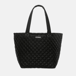 MZ Wallace Medium Metro Tote Deluxe in Black Velvet - Big Bag NY