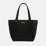 MZ Wallace Medium Metro Tote Deluxe in Black Velvet - Big Bag NY
