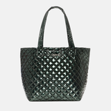 MZ Wallace Medium Metro Tote Deluxe in Dark Green Metallic - Big Bag NY