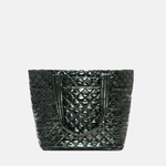 MZ Wallace Medium Metro Tote Deluxe in Dark Green Metallic - Big Bag NY