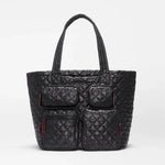 MZ Wallace Medium Metro Travel Tote in Black - Big Bag NY