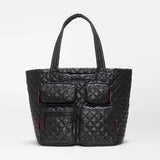 MZ Wallace Medium Metro Travel Tote in Black - Big Bag NY