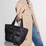 MZ Wallace Medium Metro Travel Tote in Black - Big Bag NY