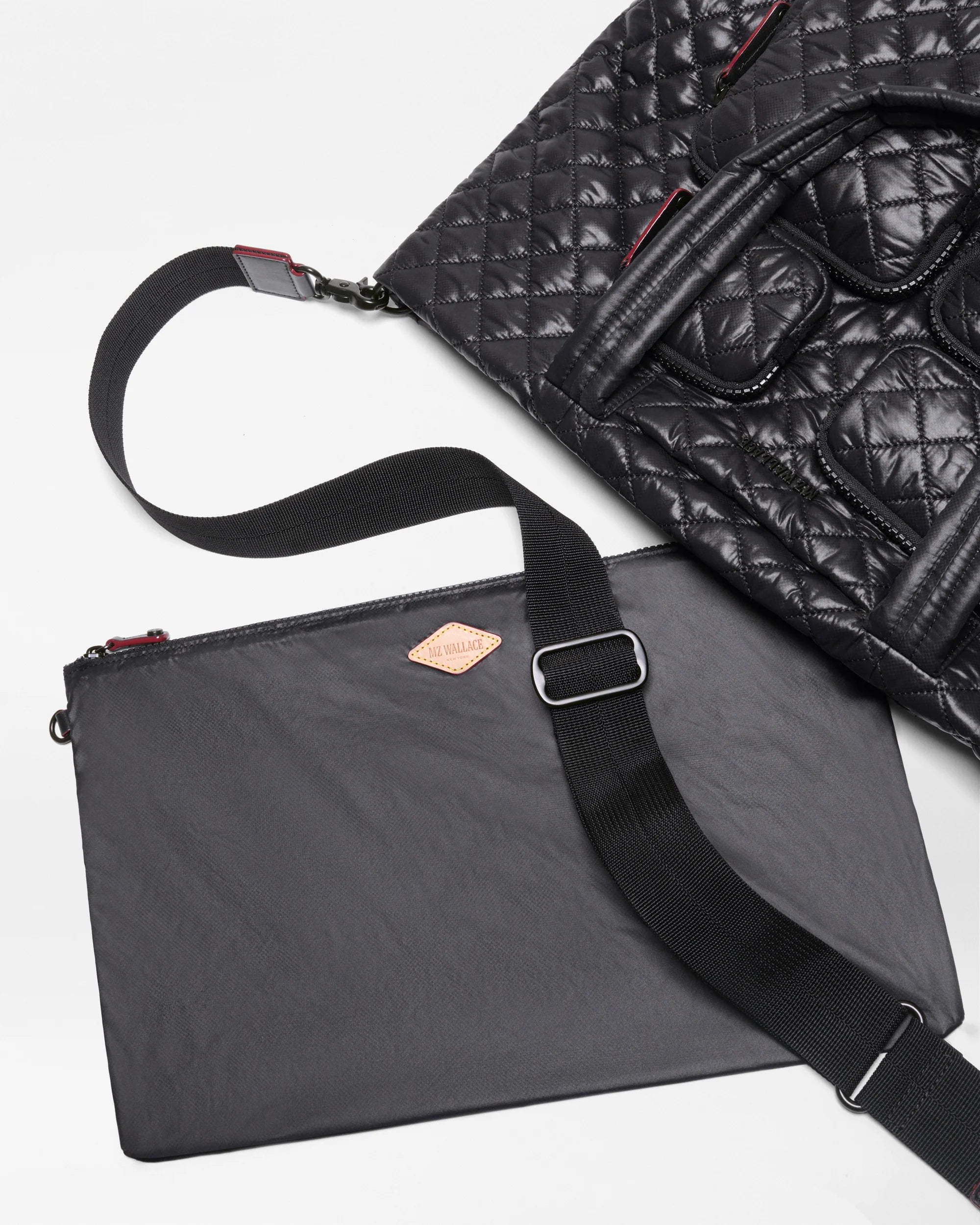 MZ Wallace Medium Metro Travel Tote in Black - Big Bag NY