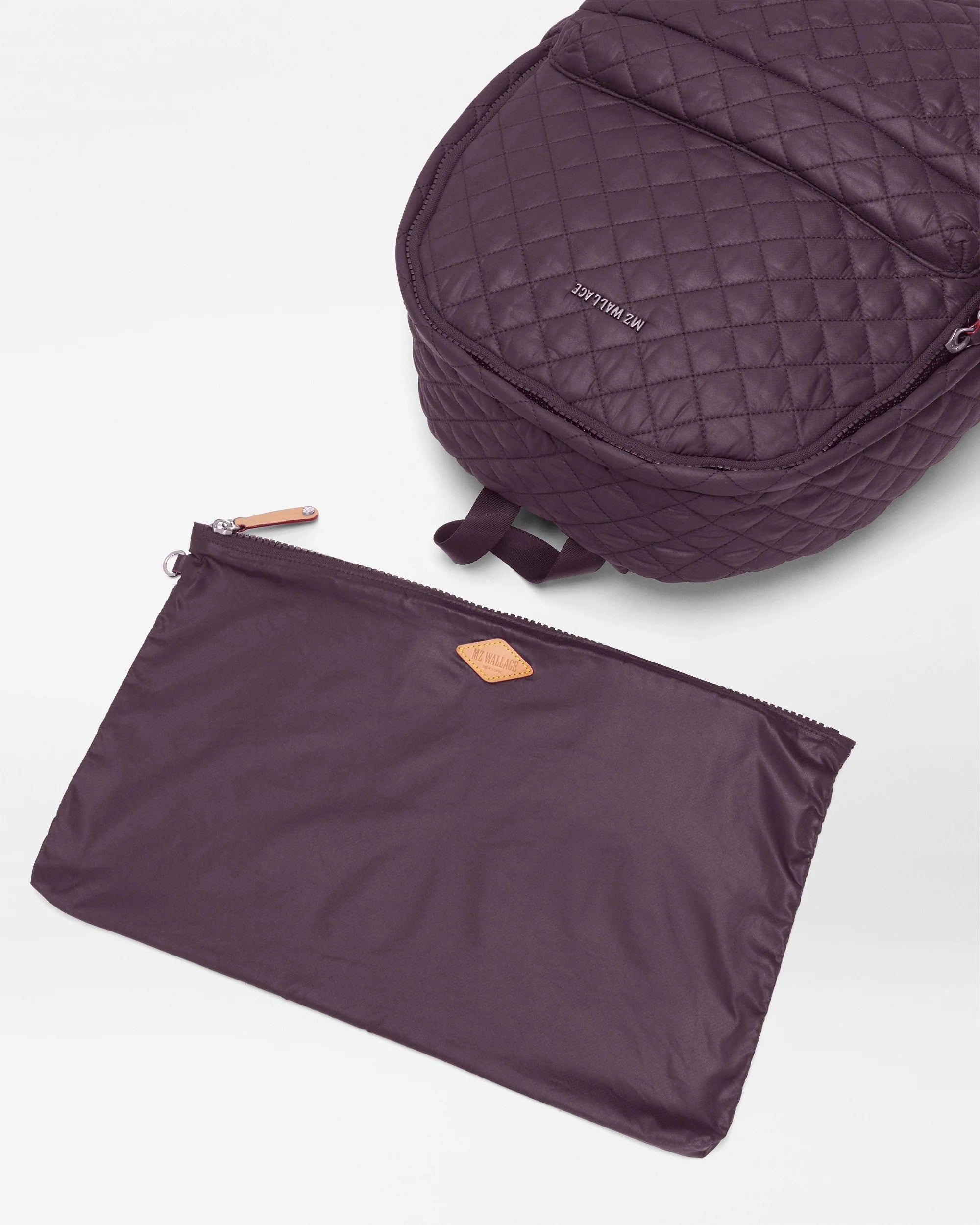 MZ Wallace Metro Backpack Deluxe Raisin - Big Bag N