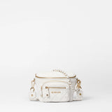 MZ Wallace Micro Crosby Crossbody Sling Chalk liquid - Big Bag NY