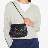 MZ Wallace Mini Crosby Lock Shoulder Black - Big Bag NY
