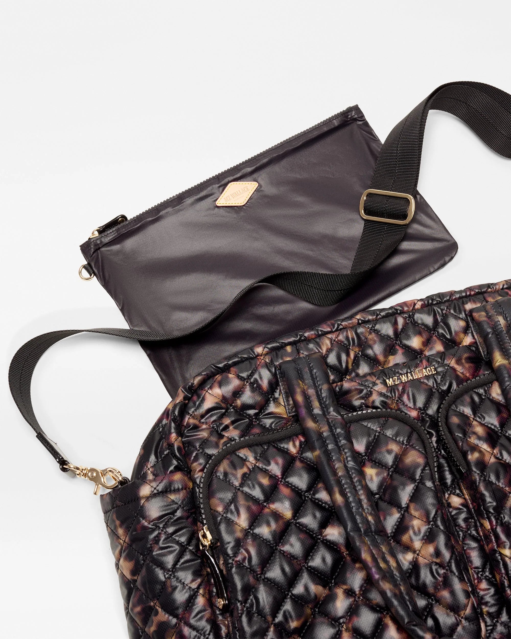 MZ Wallace Oxford Nik Duffel Tortoise - Big Bag NY