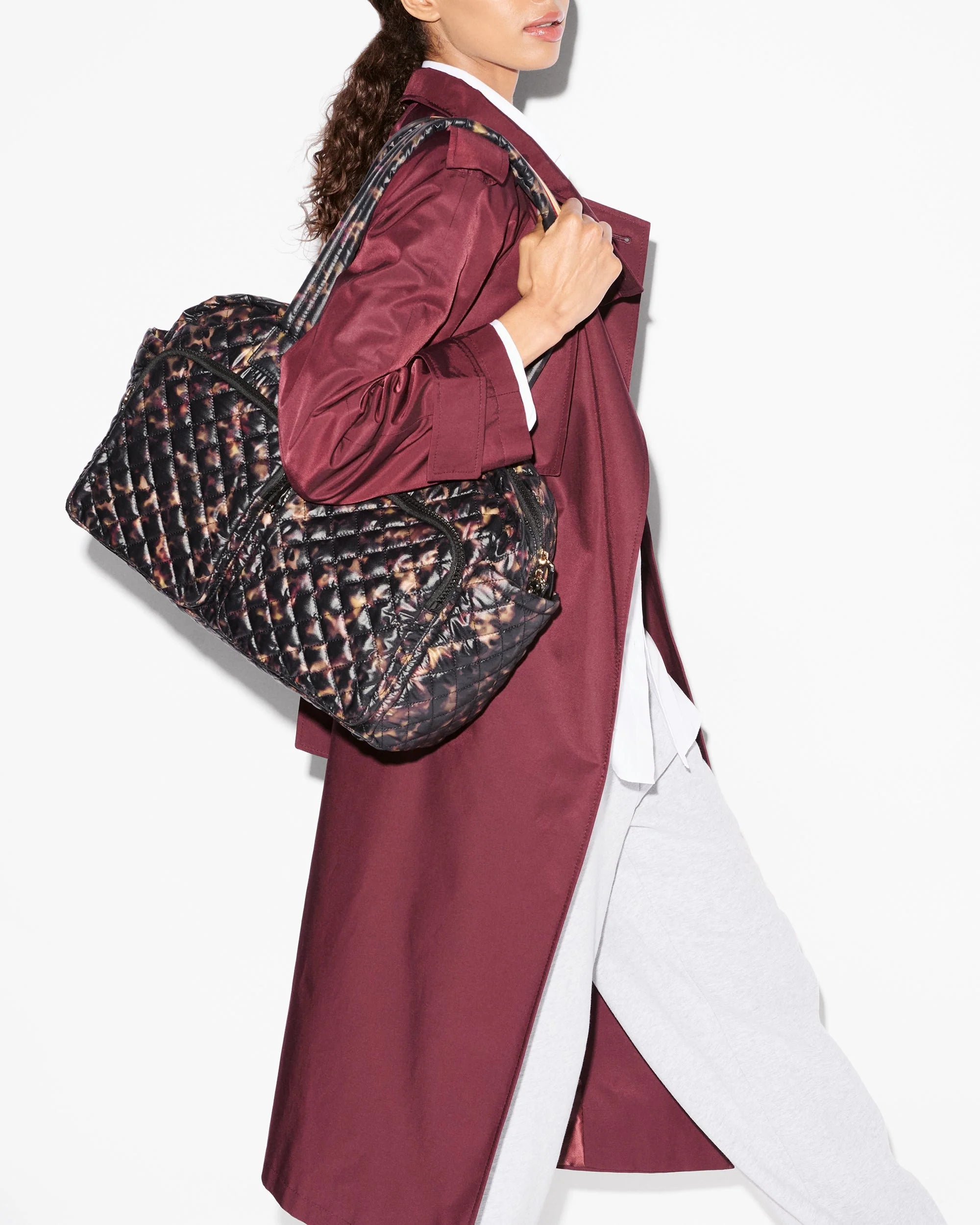 MZ Wallace Oxford Nik Duffel Tortoise - Big Bag NY