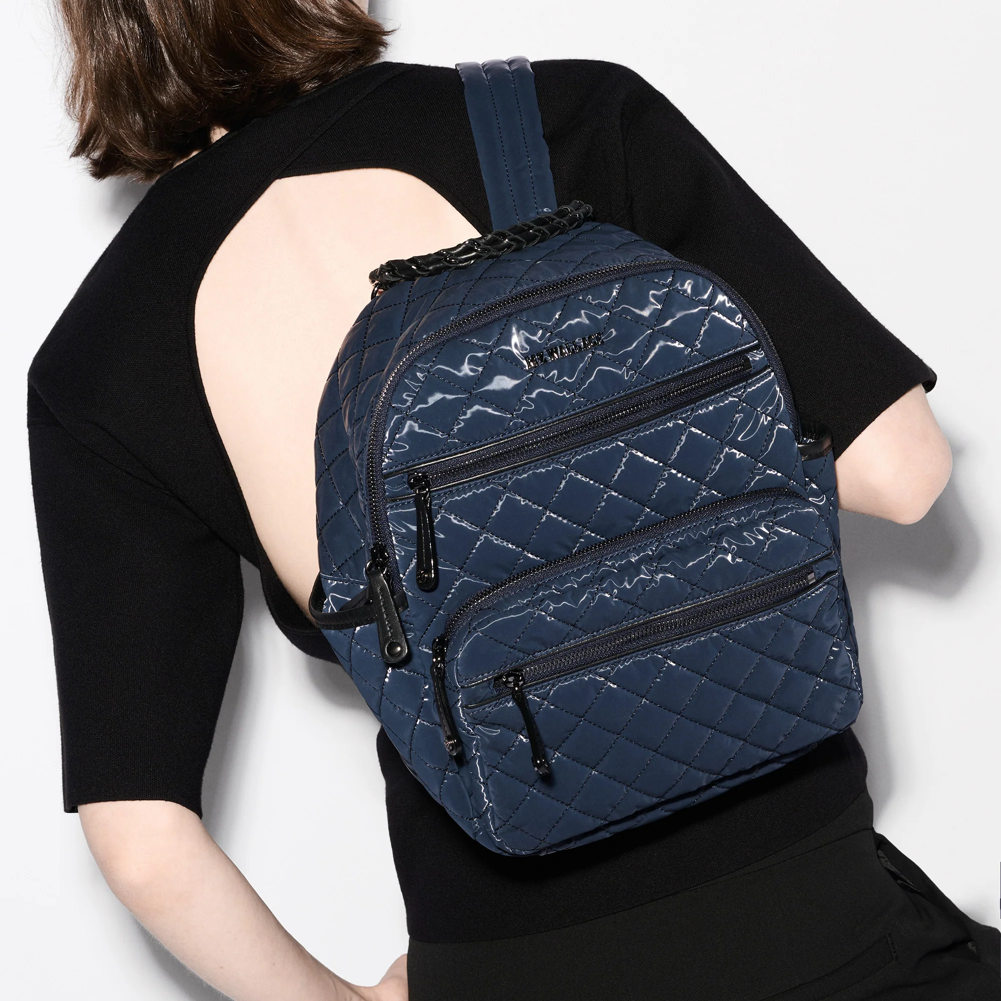 MZ Wallace Small Crosby Backpack Ink2 - Big Bag NY