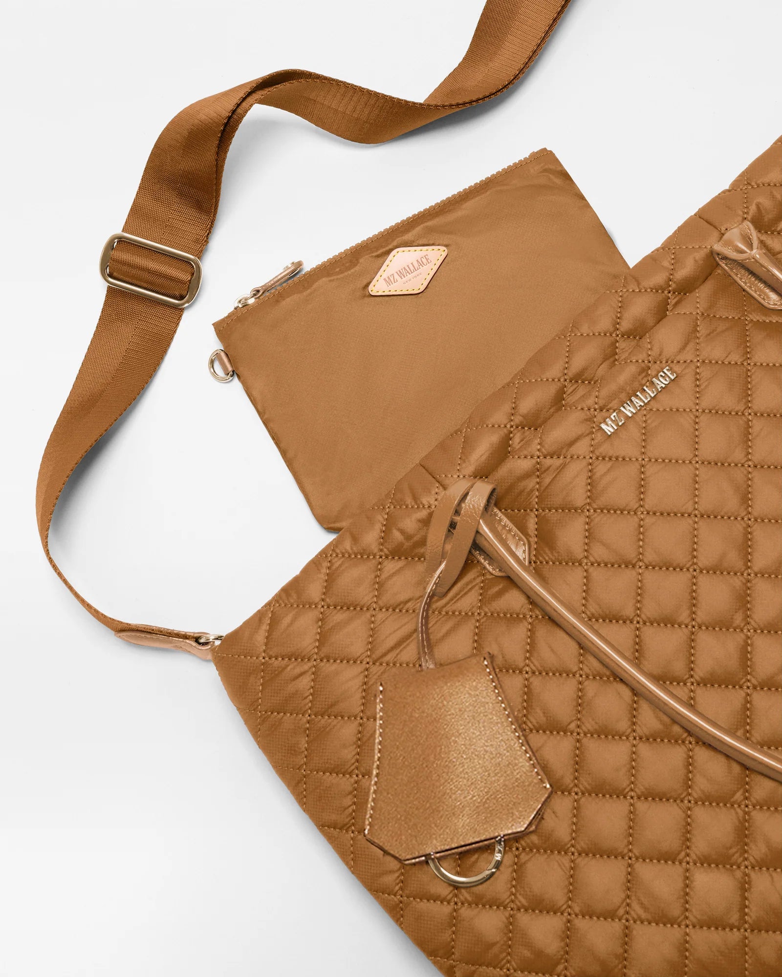 MZ Wallace Small Daily Tote Small Daily Tote in Cognac - Big Bag NY