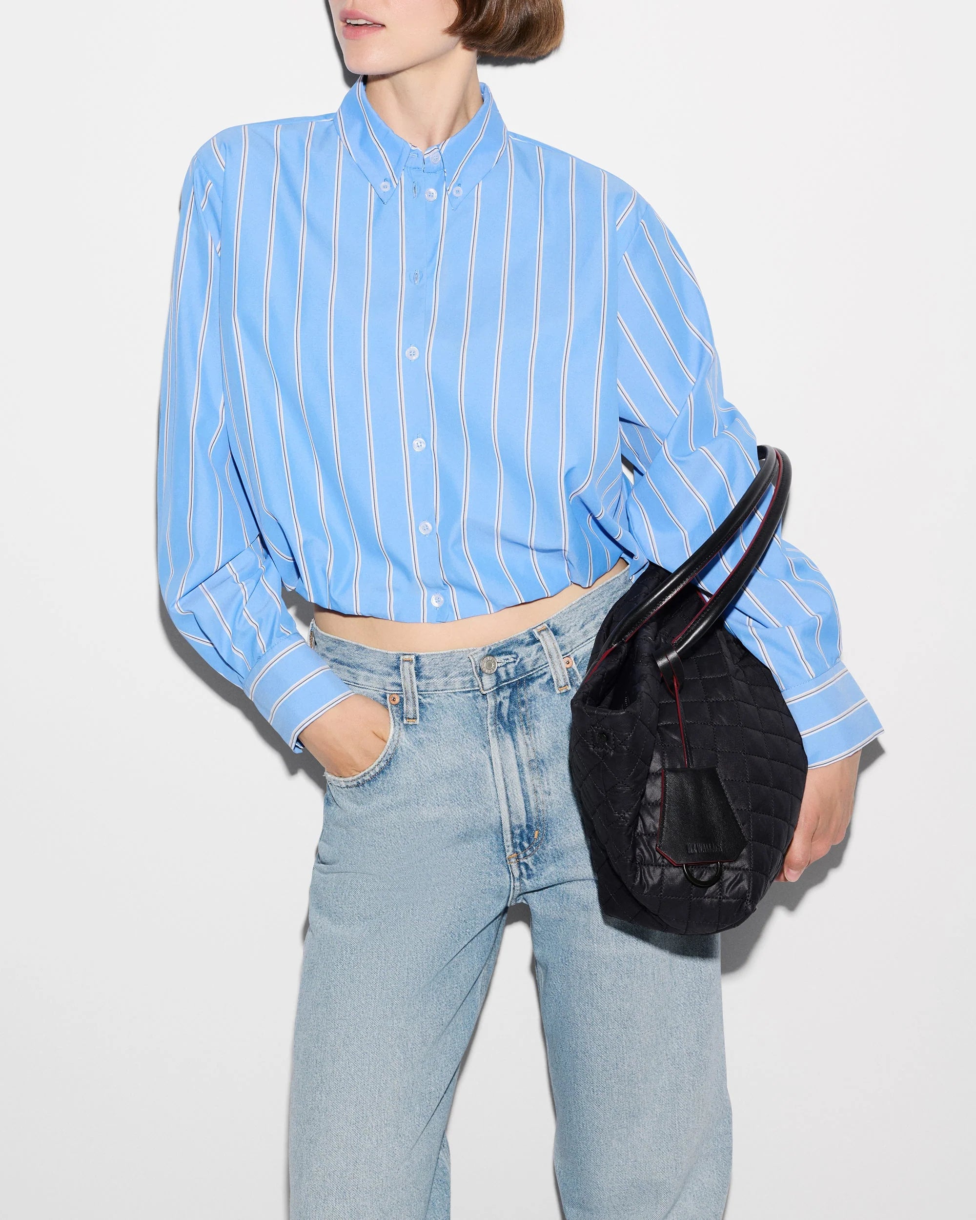 MZ Wallace Small Daily Tote in Black - Big Bag NY