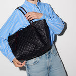 MZ Wallace Small Daily Tote in Black - Big Bag NY