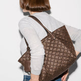 MZ Wallace Small Daily Tote in Walnut - Big Bag NY