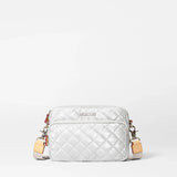 MZ Wallace Small Metro Camera Bag In Oyster Metallic - Big Bag NY