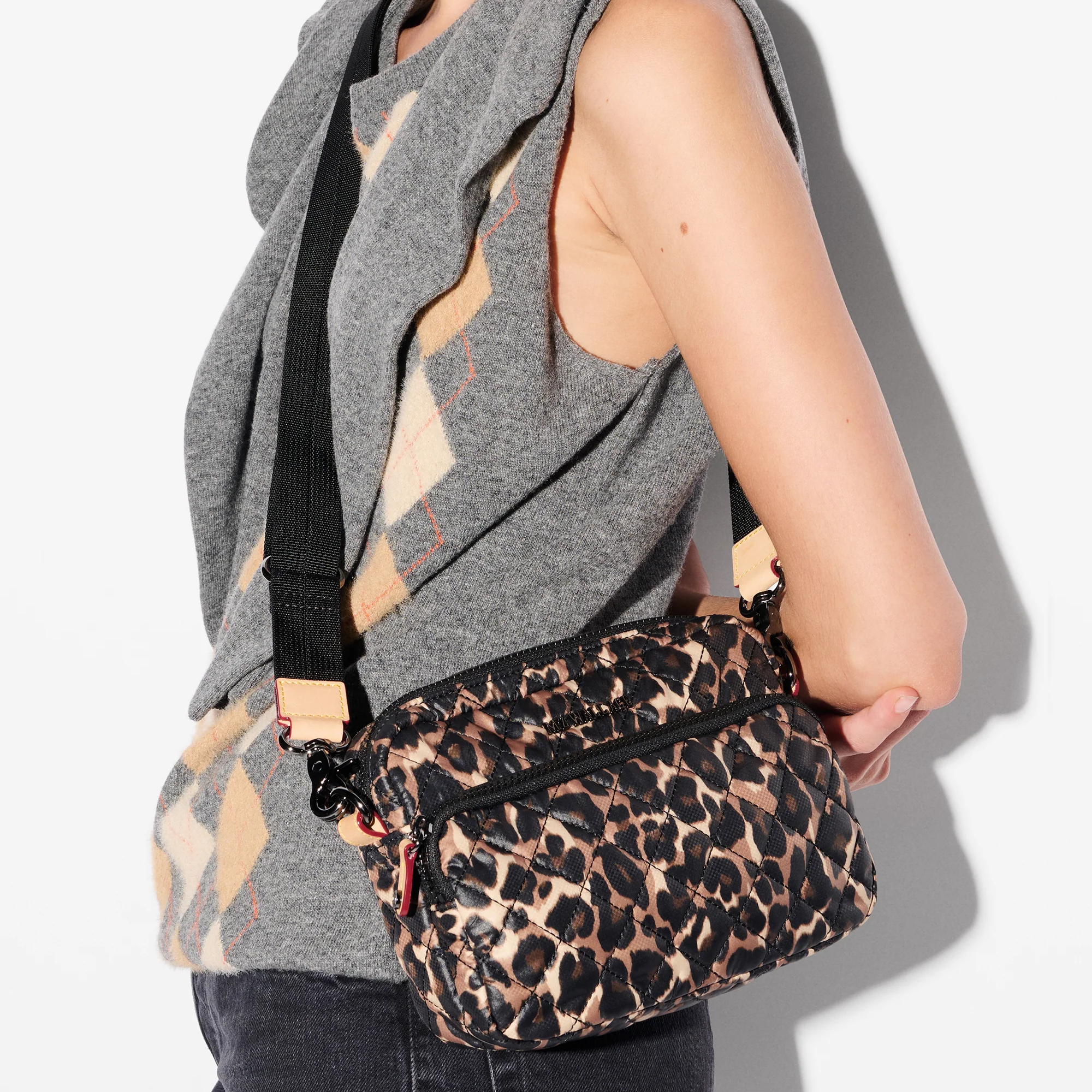 MZ Wallace Small Metro Camera Bag Leopard - Big Bag NY 