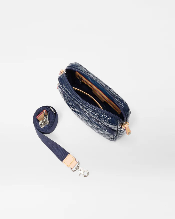 MZ Wallace Small Metro Camera Bag Navy Lacquer - Big Bag NY 