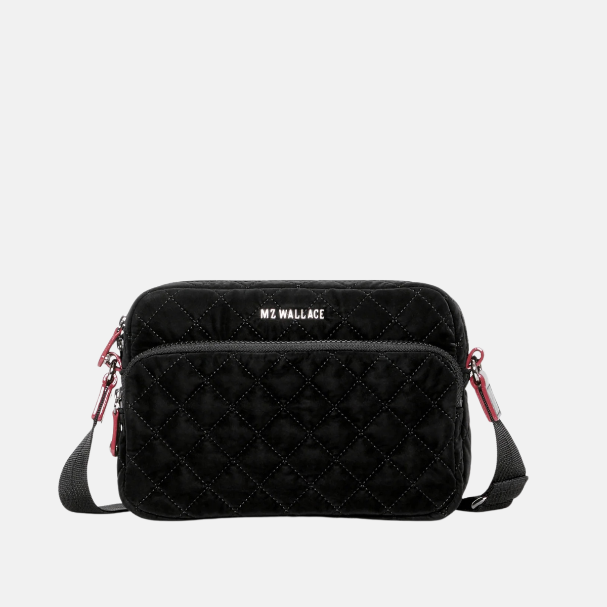 MZ Wallace Small Metro Camera Bag in Black Velvet - Big Bag NY