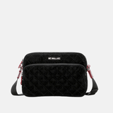 MZ Wallace Small Metro Camera Bag in Black Velvet - Big Bag NY