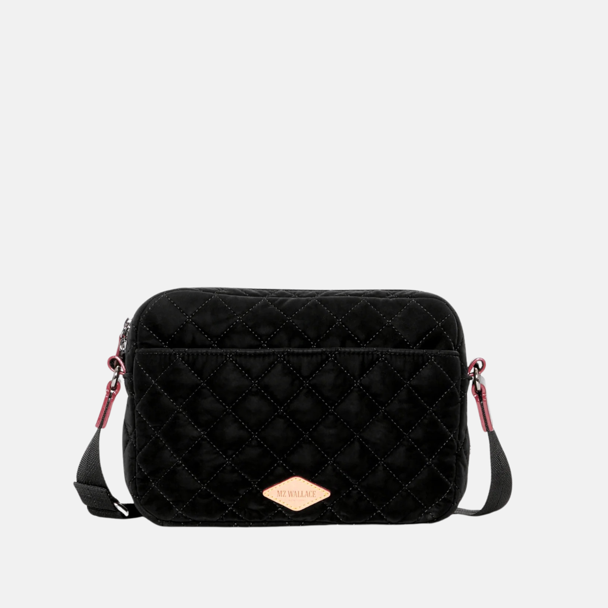 MZ Wallace Small Metro Camera Bag in Black Velvet - Big Bag NY