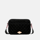 MZ Wallace Small Metro Camera Bag in Black Velvet - Big Bag NY