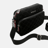MZ Wallace Small Metro Camera Bag in Black Velvet - Big Bag NY